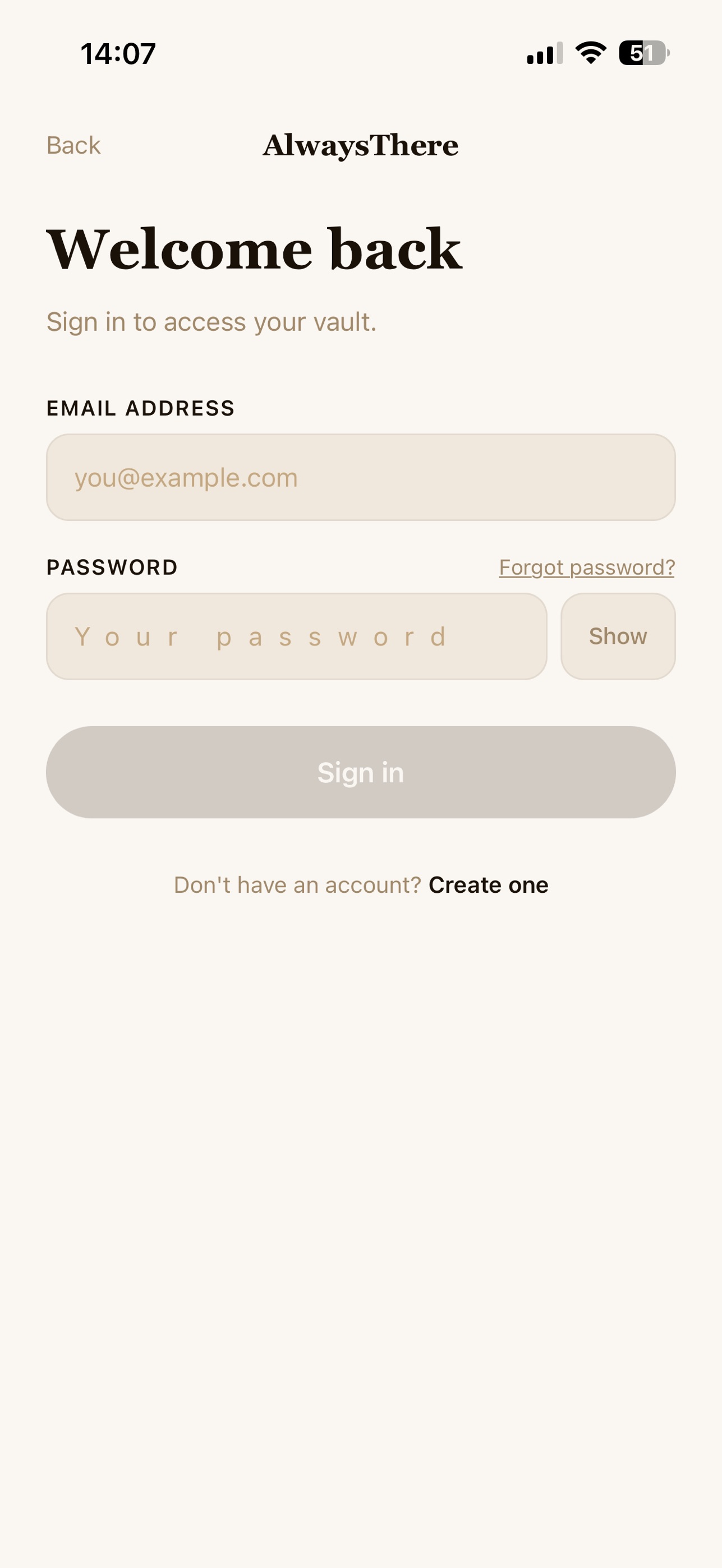 Screenshot 2 of AlwaysThere Vault