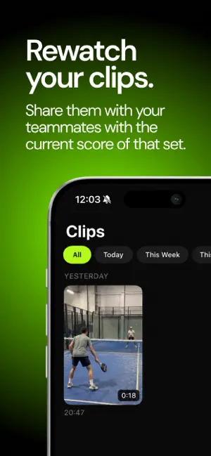 PadelClipp: Highlights & Score screenshot 2