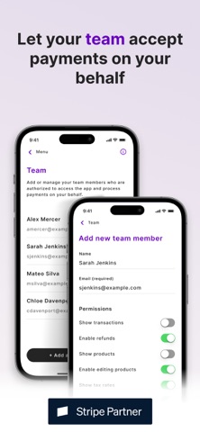 Tap to Pay & Stripe Payments iPhone screenshot