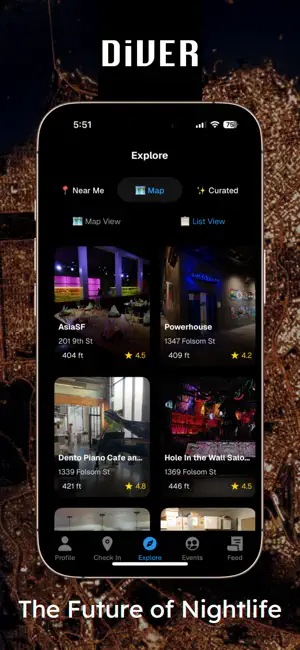 Diver: IoT connected nightlife screenshot 1