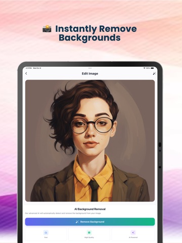 Remove BG: Background Remover iPad screenshot