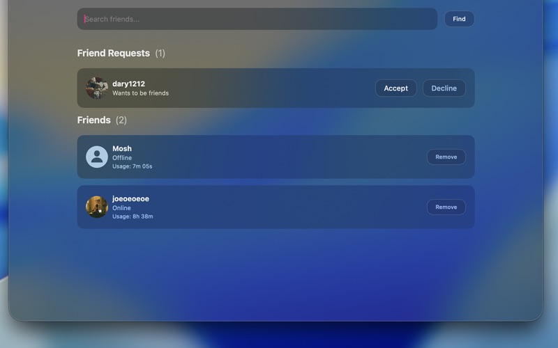 App screenshot