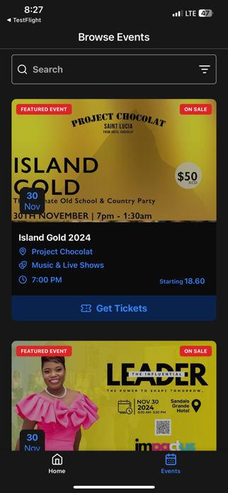 4 Circles Tickets Screenshot 3 of 3
