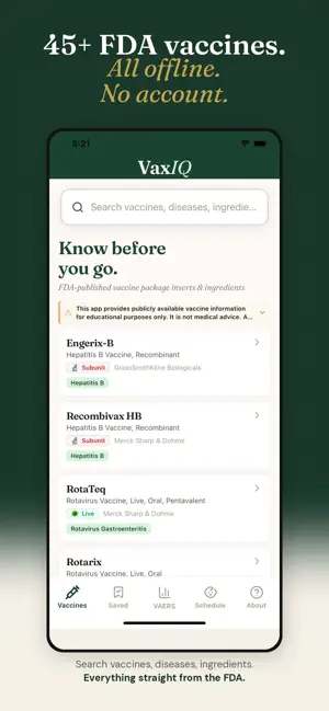 VaxIQ: Immunization Records screenshot 1