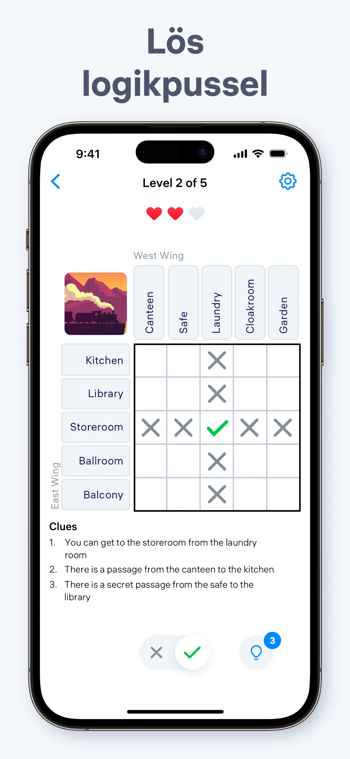 Logic Puzzles - Hjärngympa