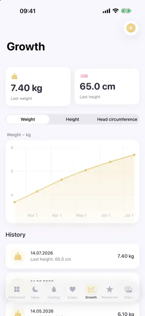 AYLEDA BabyTracker screenshot 4