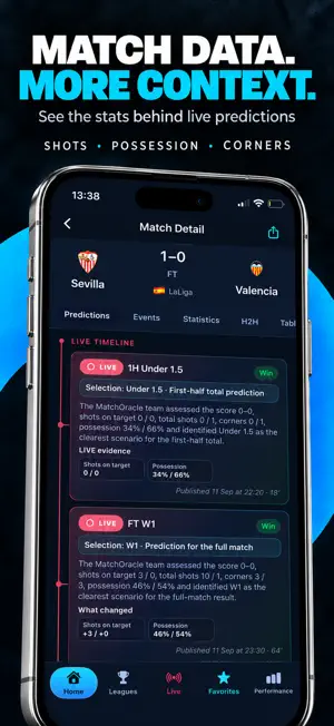 MatchOracle Football screenshot 3