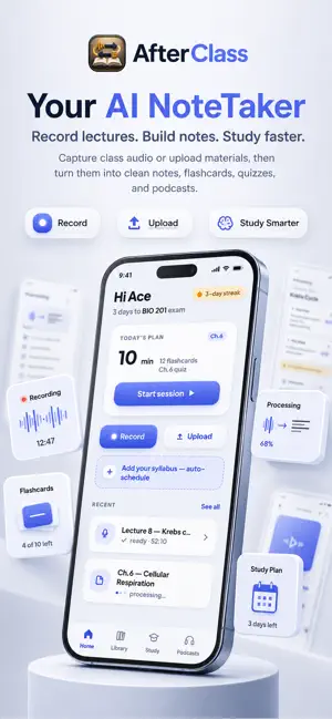 AfterClass: Your AI NoteTaker screenshot 1