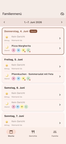 Family Menu Screenshot 1 of 7