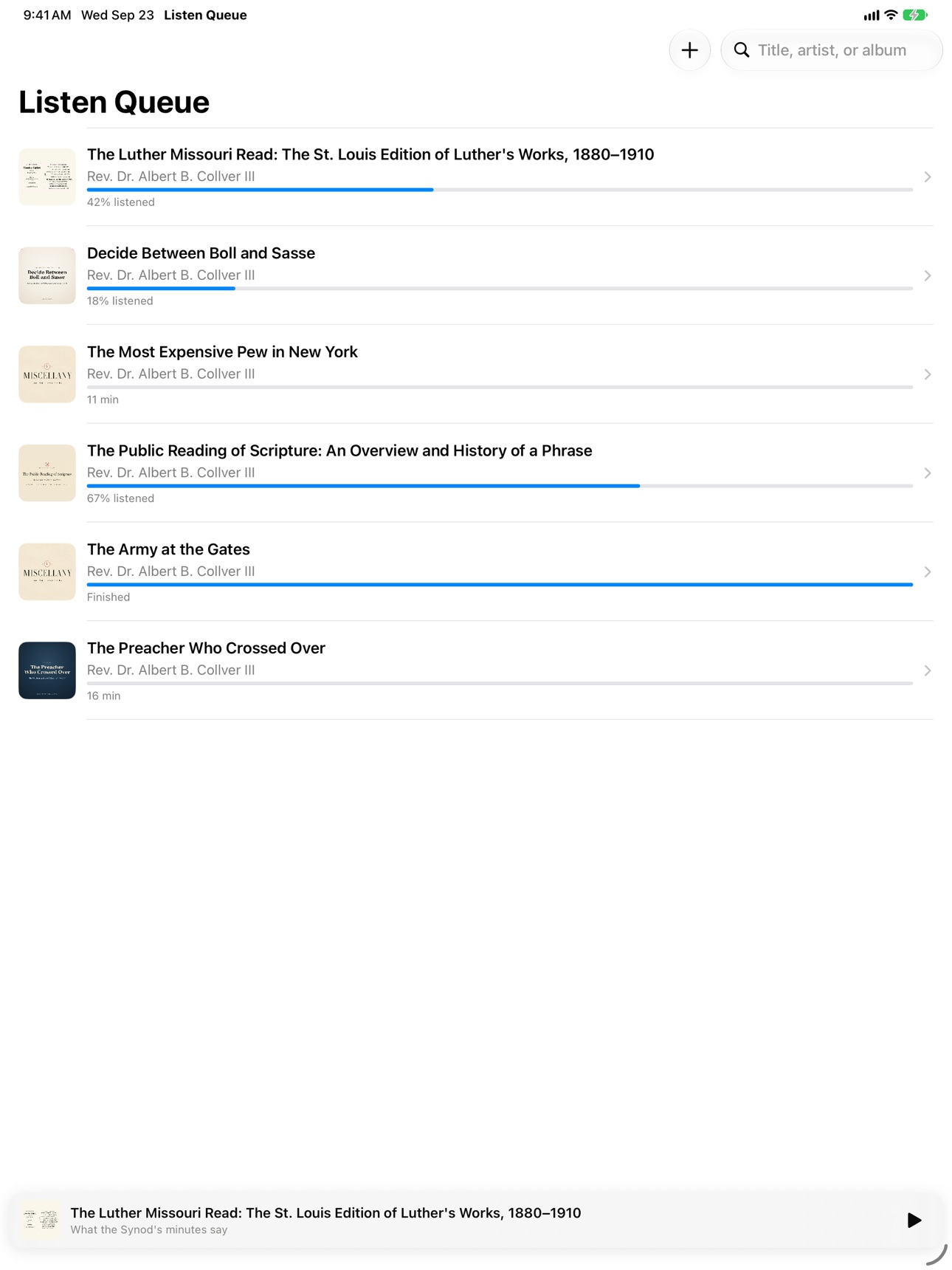 Screenshot 6 of Listen Queue