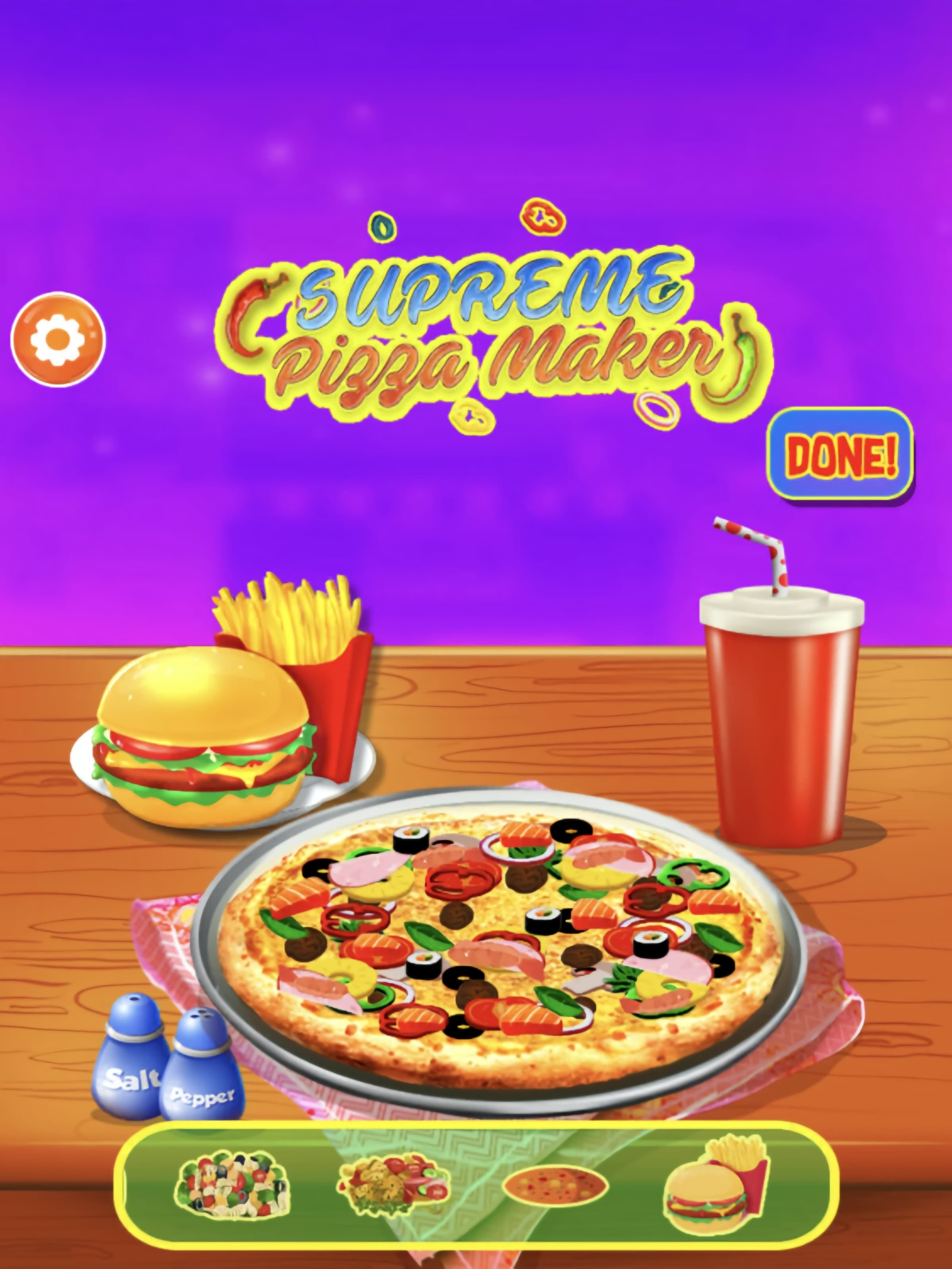 Supreme Pizza Maker Fun Game