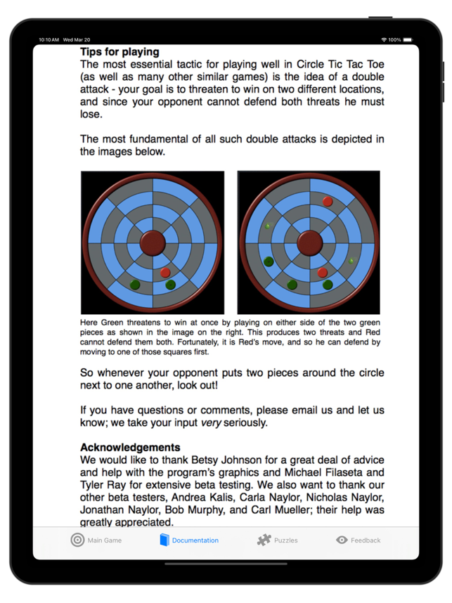 ‎Circular Tic Tac Toe Screenshot