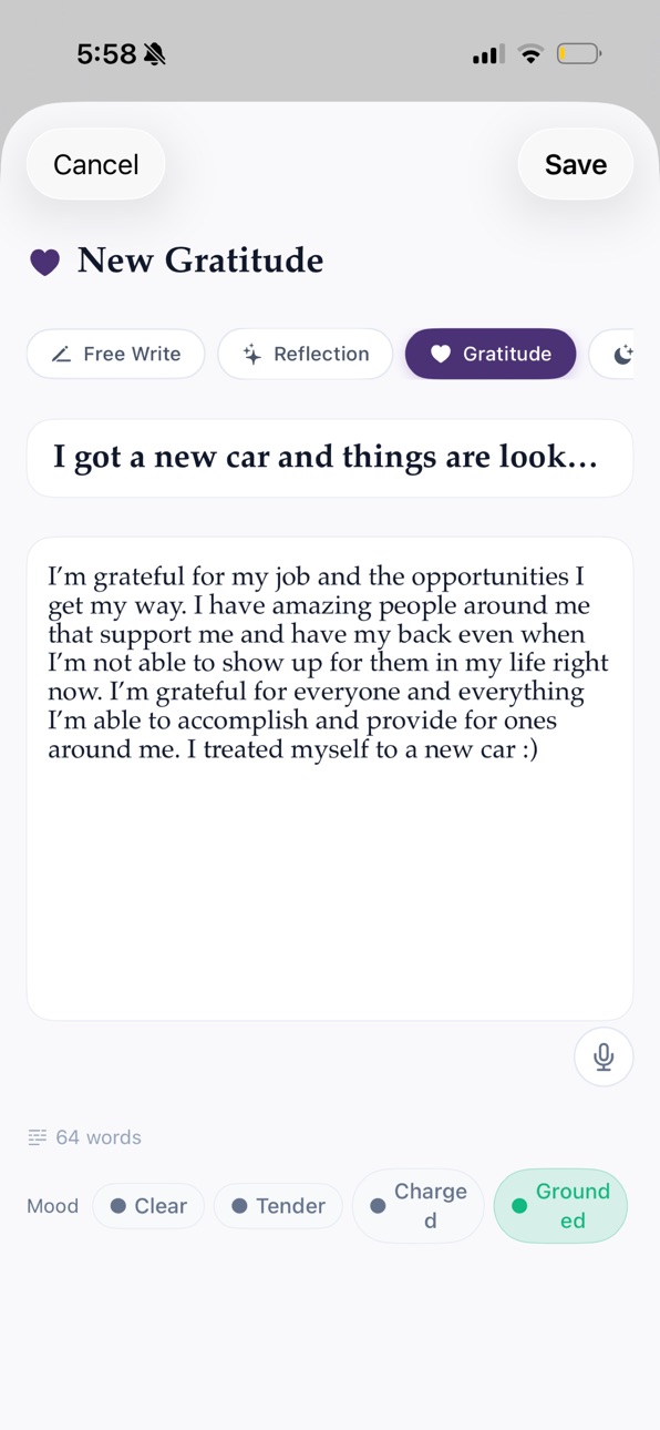 iPhone screenshot