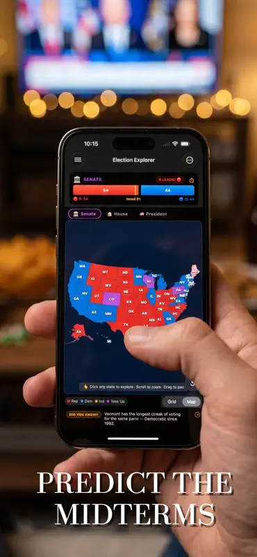 Election Explorer: 2026 Map screenshot 1 of 7