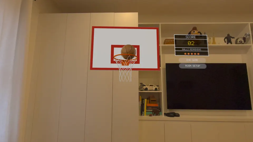 Screenshot von Vision Hoops auf dem iPhone 2