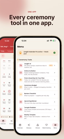 Kalender Bali: Wariga & Otonan iPhone screenshot