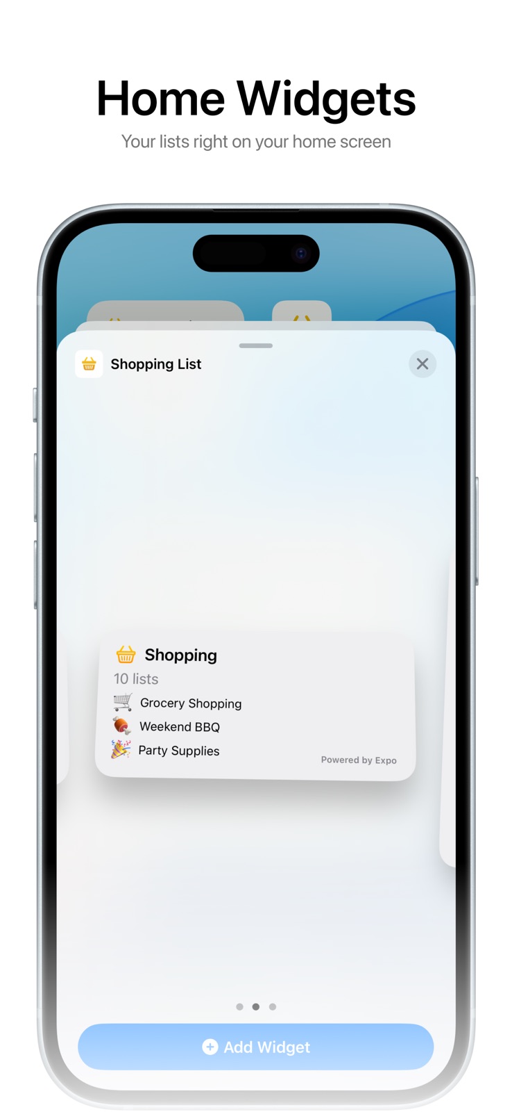 Shopping List & Planner Sync iphone screenshot 2
