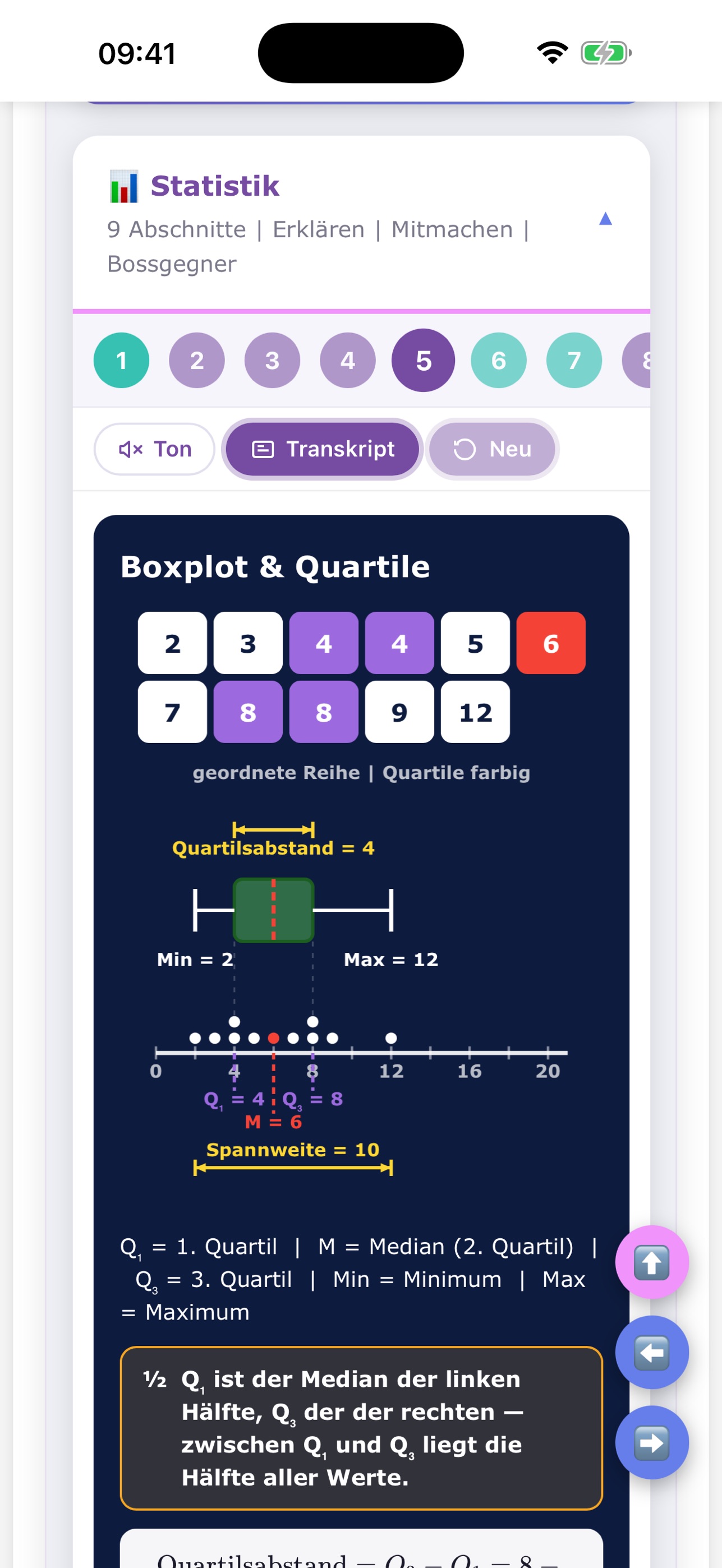 Screenshot 8 of Martins Stochastik