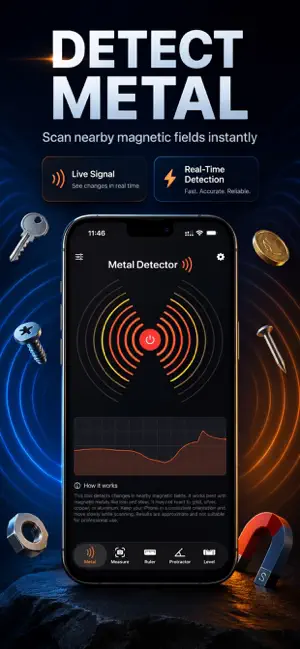 Metal Detector & Smart Tools screenshot 1