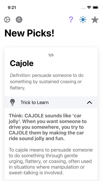 VocaTricks - Learn Vocabulary