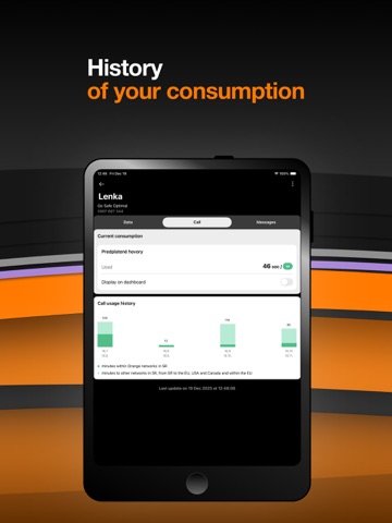 Môj Orange iPad screenshot