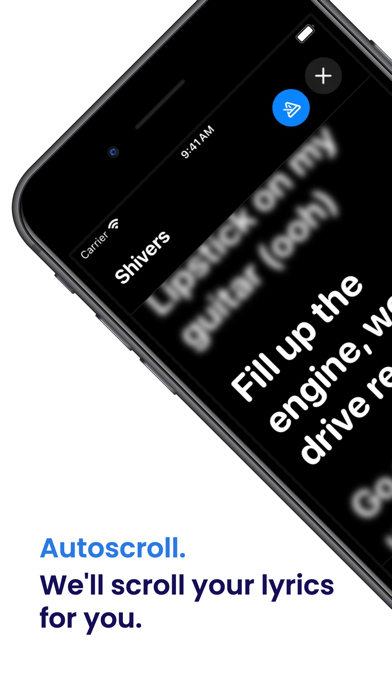 Lyrics: Live Screenshot
