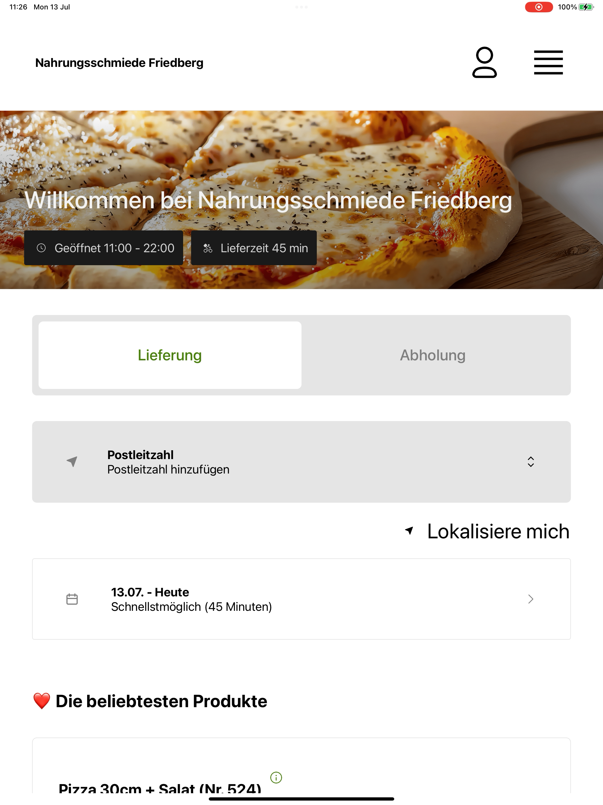 Nahrungsschmiede Friedberg screenshot 10
