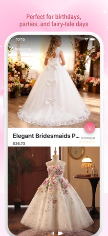 Cheap Kids Princess Dress Shop iPhone screenshot