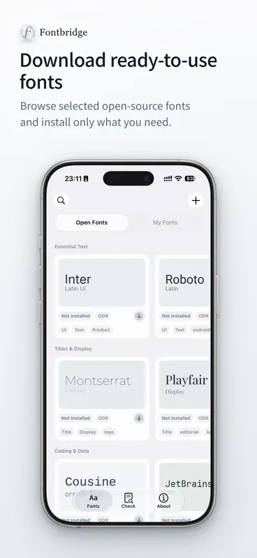 Fontbridge: Custom Fonts screenshot 4 of 5