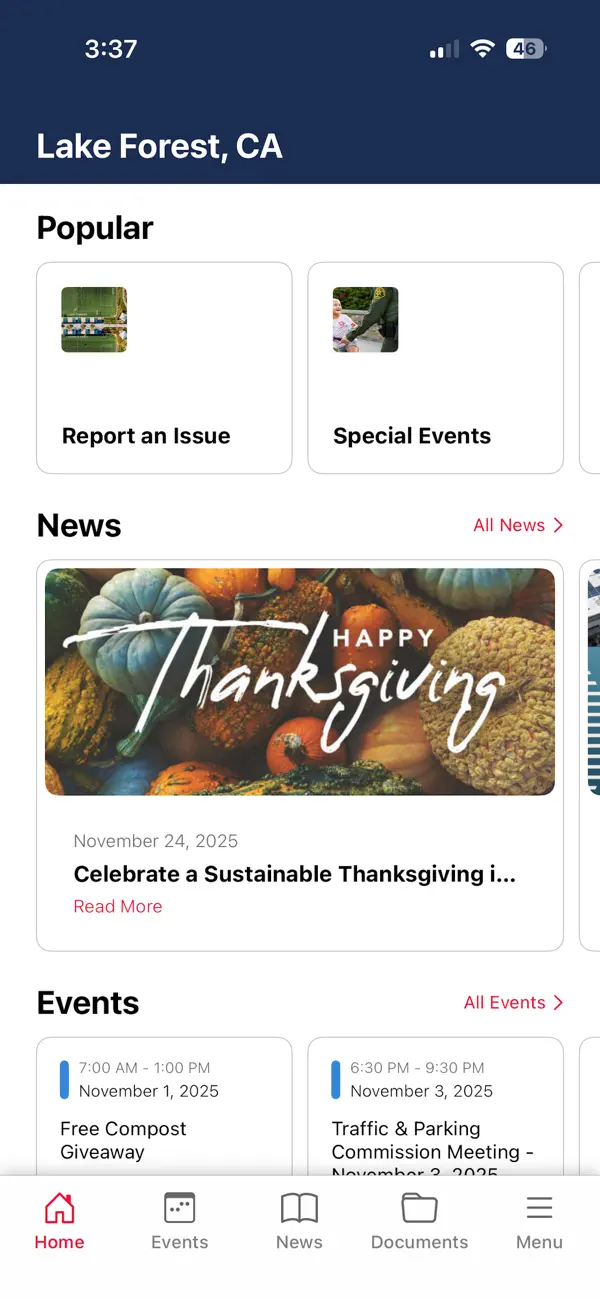 #1. LakeForest, CA (iOS) Oleh: Revize LLC