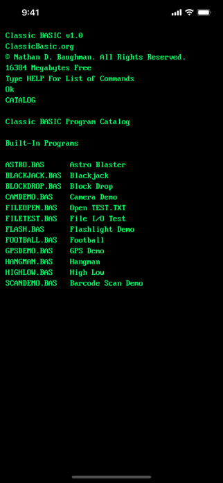 Classic BASIC v1.0 Screenshot 9 of 9