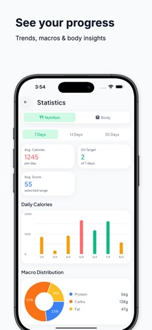 Foodly - AI Calorie Tracker iPhone screenshot