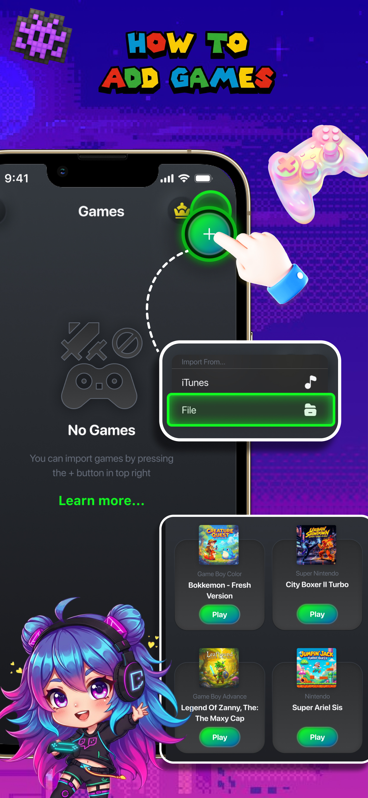 Game Emulator: GB4 Retro Games screenshot 6