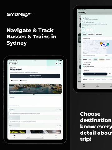 Sydney Buss & Train Tracker iPad screenshot