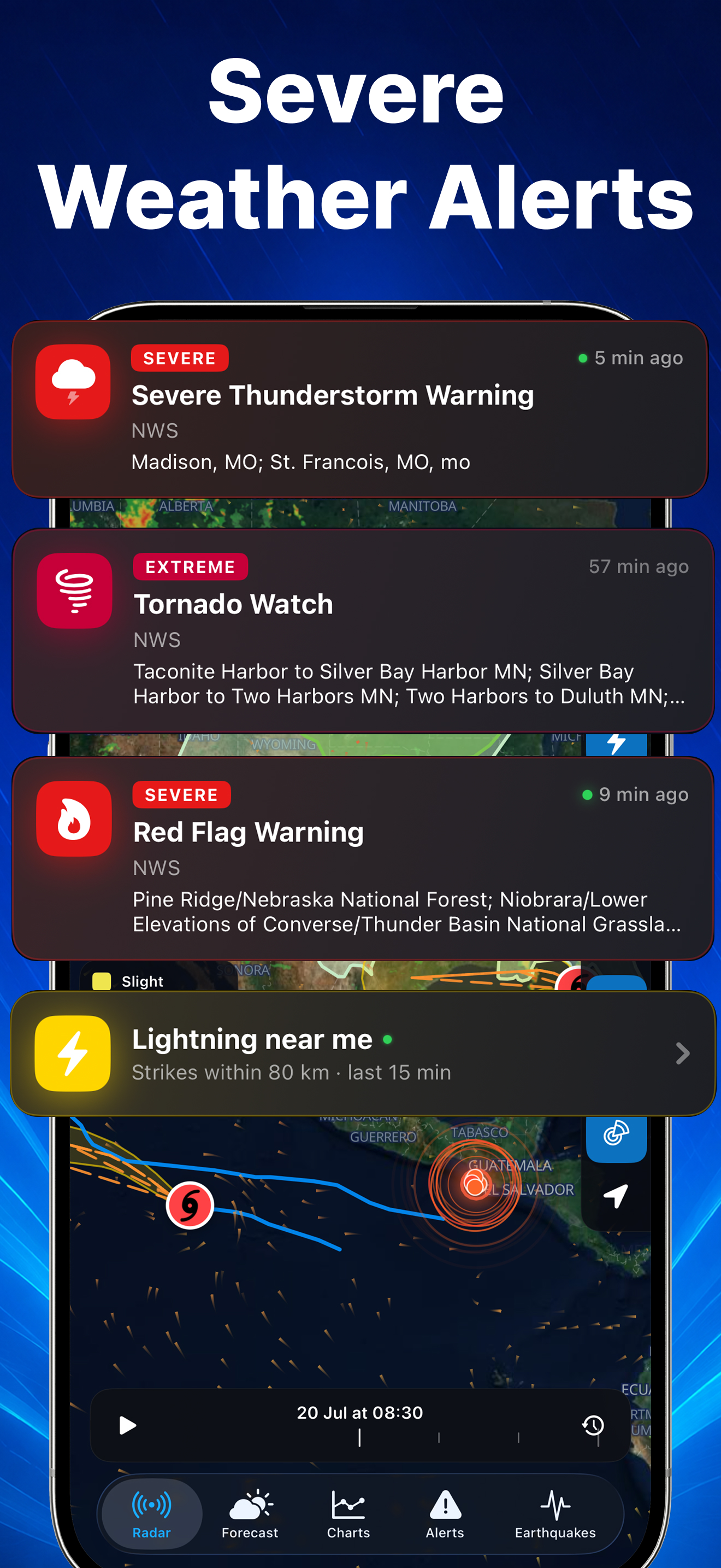 Weather Radar - NOAA Network screenshot 6