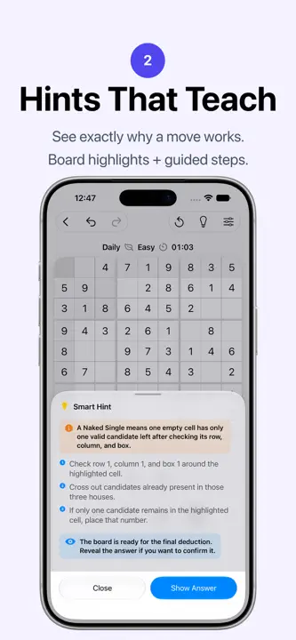 Sudoku: Classic No Ads screenshot 2