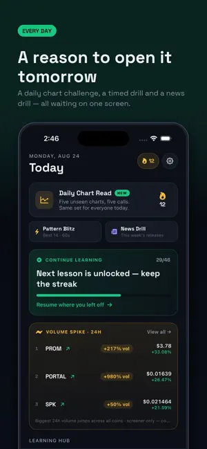 Learn Crypto Trading Simulator screenshot 1