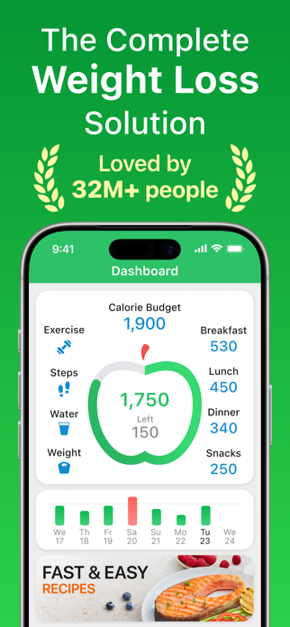 Calorie Counter - MyNetDiary Screenshot 1 of 10