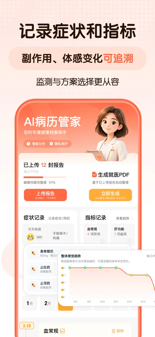 Screenshot #2 pour 咚咚肿瘤科 - 病历管理与病友支持平台