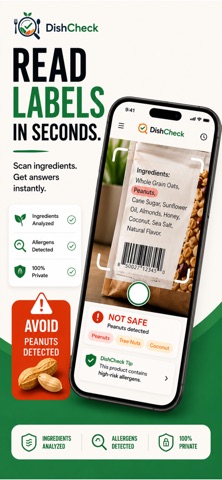 DishCheck: Allergy Scanner Screenshot 4 of 7