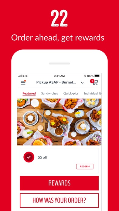Screenshot 1 of Tumble 22 Hot Chicken App