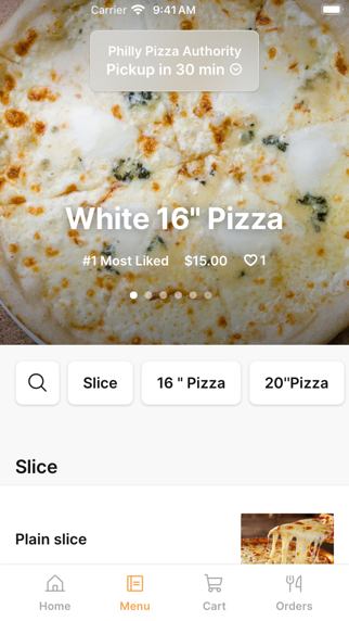 Philly Pizza Authority iPhone screenshot 2 - Food & Drink app