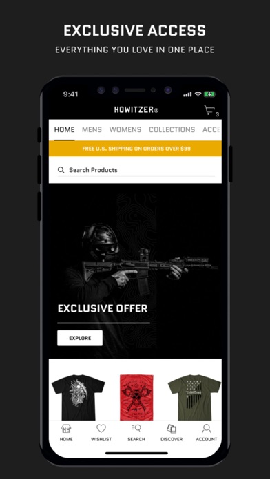 Howitzer Clothing Screenshot