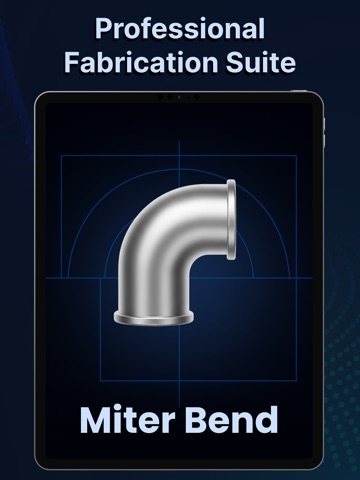 Miter Bend Layout Calc iPad screenshot