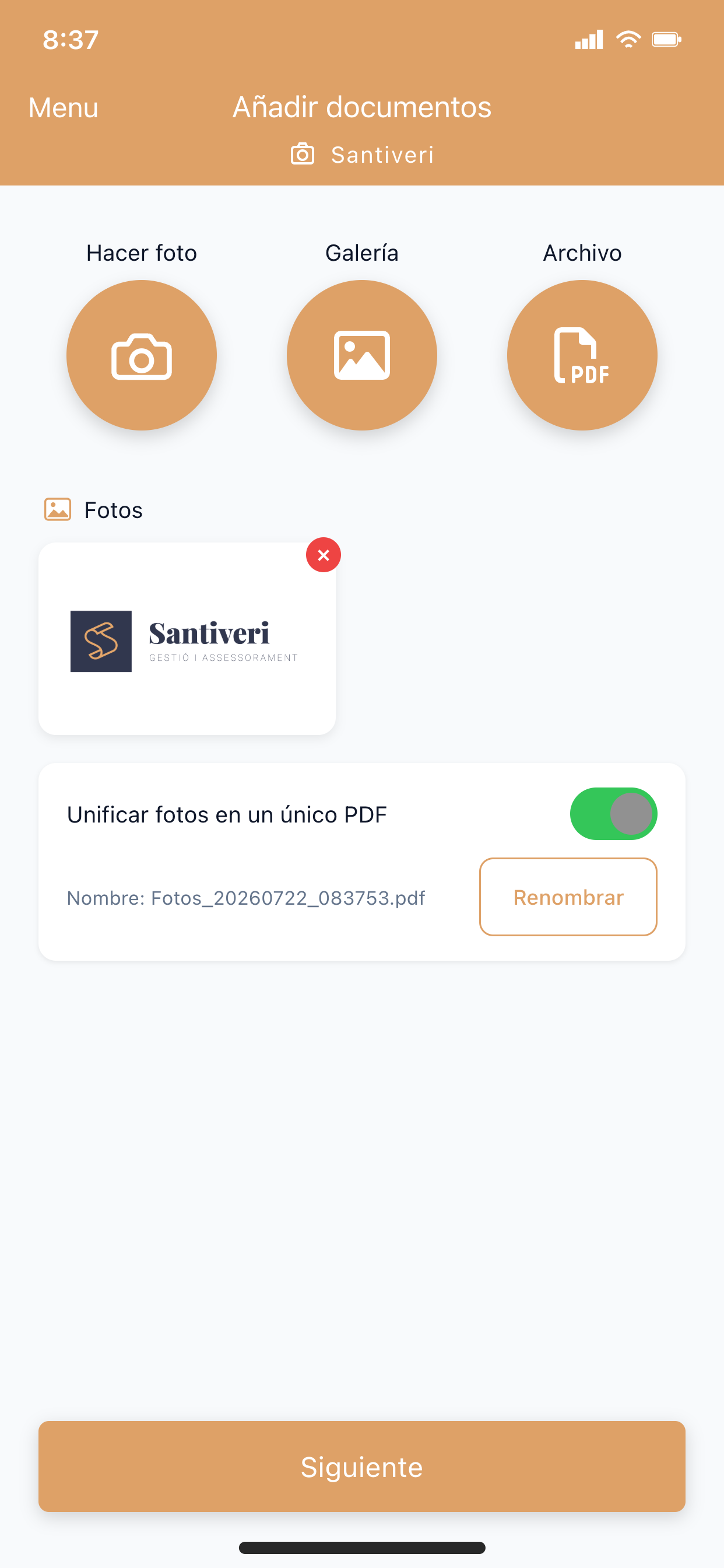 Gestoria Santiveri screenshot 4