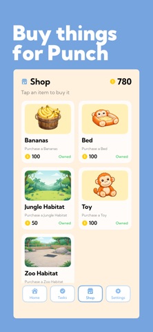 PunchPet: Habit Tracker Pet screenshot