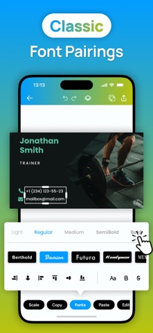 Business Card Maker : Editor Screenshot 8 of 9