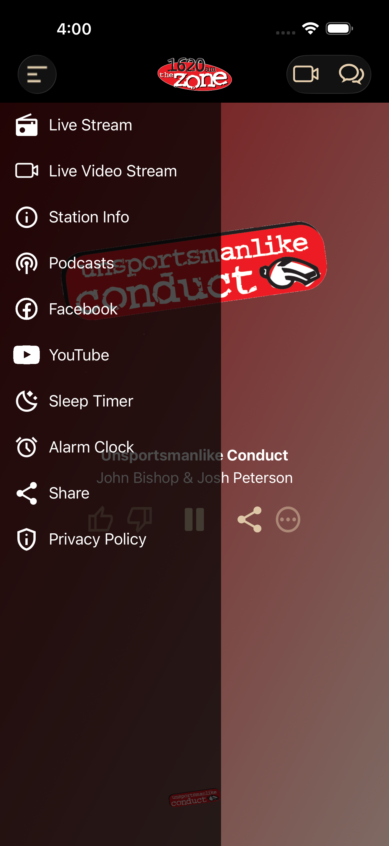 1620 The Zone: Sports Talk screenshot 3