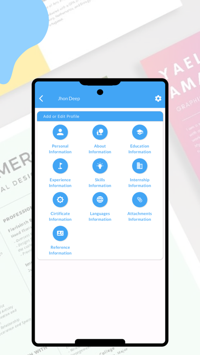 CV Creator - Resume Maker Screenshot