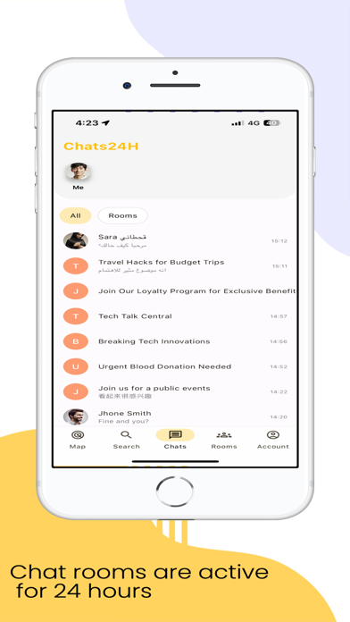 AI Chats24H: Nearby Chat & Aid Screenshot